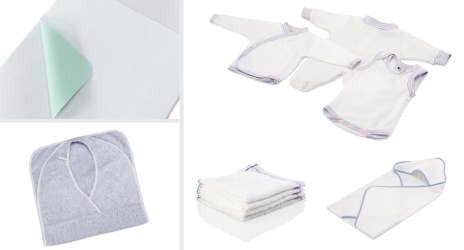 Onderlegger-slab-spuugdoekje-hoekcape-babyromper zorg